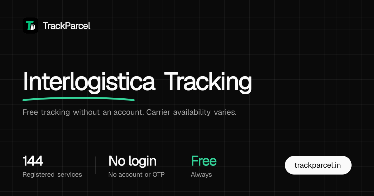 Interlogistica Tracking - Shipment Status | TrackParcel