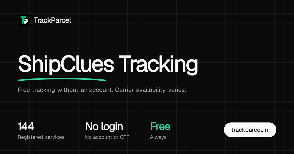 ShipClues Tracking - Track ShipClues Courier Status | TrackParcel